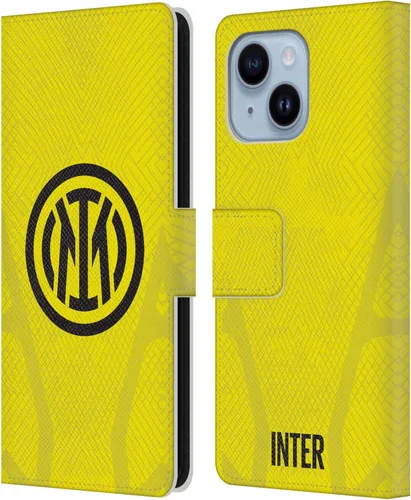 Vista 77 de Head Case Designs Officially Licensed Inter Milan Away 2025/26 Crest Kit Leather Wallet Case Compatible with Apple iPhone 11