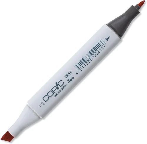 Vista 7 de Copic Marcador de alcohol clásico, de doble punta, YR16-Copic, albaricoque