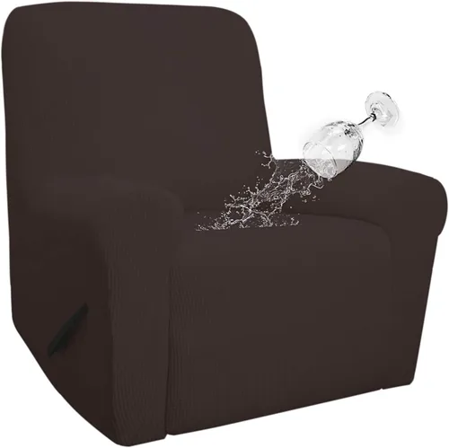 Vista 38 de Easy-Going - Funda 100 % impermeable doble para sofá reclinable, diseño jacquard, en 1 pieza, a prueba de derrames, para niños, mascotas, perros