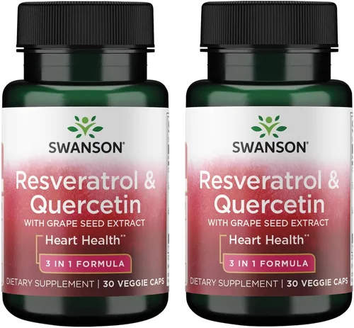 Vista 8 de Swanson Resveratrol y Quercetina 30 Cápsulas Vegetales