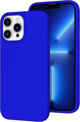 Vista 126 de Funda de silicona líquida compatible con iPhone 12 Pro Max 6.7 pulgadas, funda de gel de protección completa con forro de microfibra, funda