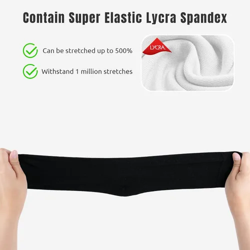 Vista 4 de Mens Dress Socks, Crew Socks for Men, Cotton Socks with Lycra Spandex Socks 4 Pairs