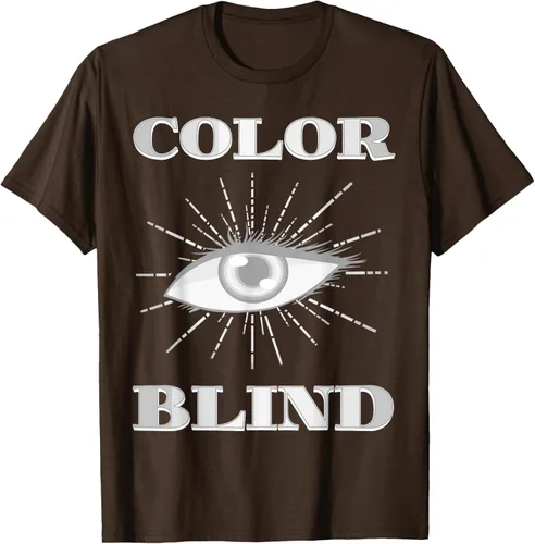 Vista 4 de Color Blind Camiseta Test Funny Glasses Visions