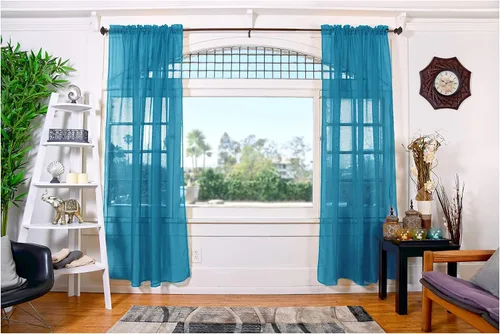 Vista 42 de All American Collection - cortinas Doli transparentes, 2 unidades Blanco