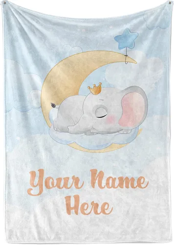 Vista 13 de Mantas de bebé personalizadas con nombre Manta de oso personalizada para bebés niñas y niños Manta unisex de forro polar suave y cálida Minky