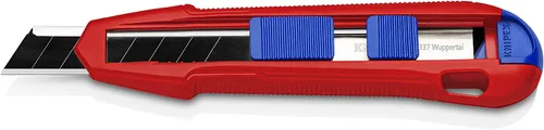 Vista 3 de KNIPEX Tools CutiX Cuchillo universal a presión, 6-1/2 pulgadas, rojo/azul