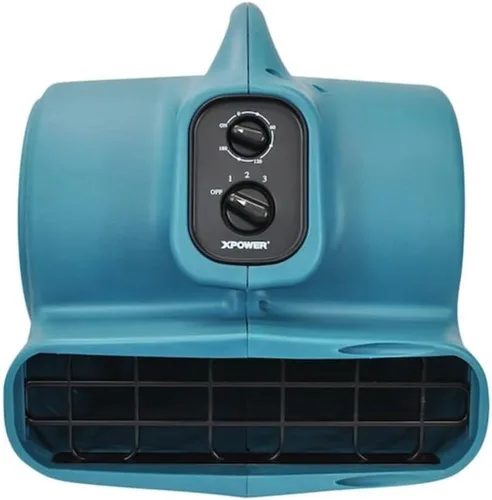 Vista 4 de XPOWER P-450AT Freshen Aire 1/3 HP 2000 CFM 3 velocidades de aire perfumado, secadora de alfombras, ventilador de piso, soplador con temporizador