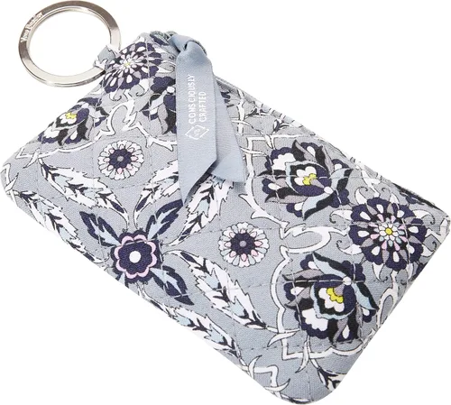 Vista 3 de Vera Bradley Cartera de algodón con cremallera para identificación para mujer