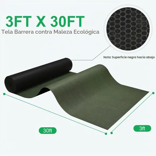 Vista 2 de Tela de barrera contra malezas (3 pies x 30 pies)