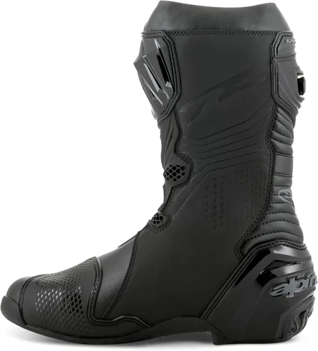 Vista 7 de Botas de carreras para motocicleta Alpinestars Supertech R, certificadas CE de alto rendimiento Negro
