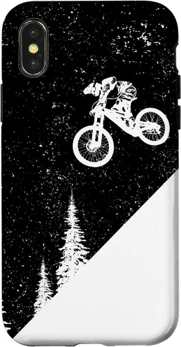 Vista 5 de Funda para bicicleta de montaña para iPhone 16, descenso, BTT, vintage, para ciclismo de montaña