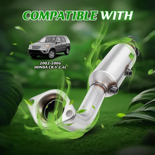 Vista 6 de Kit de convertidor catalítico frontal de alto flujo de ajuste directo para Honda CRV 2002 2003 2004 2005 2006 2.4L Reemplazo 16167