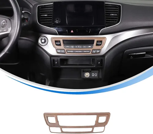 Vista 9 de Marco de Botón de Modo de Aire Acondicionado de Consola Central Moldura para Honda Pilot 2016-2022/ Honda Ridgeline 2017-2023/ Honda Passport
