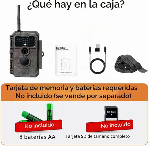 Vista 9 de GardePro Cámara del rastro de E6 WiFi, WiFi estable con la antena externa
