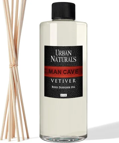 Vista 85 de Urban Naturals Recambio de aceite difusor de varillas ámbar y lavanda, lavanda relajante, ámbar cálido, aroma calmante para habitación, 4 onzas +