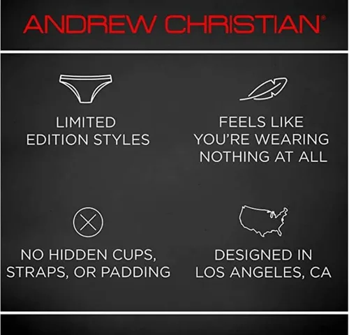 Vista 3 de Andrew Christian Casi Naked Mesh Boxer