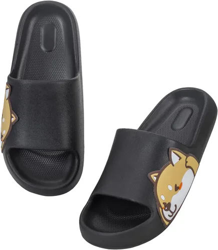 Vista 10 de Sandals for Girls and Boys,Mens Slippers Sandals for Women,EVA Anti-Slip Indoor & Outdoor Kids Slippers Smile Face Open Toe Spa Bath Pool Gym House