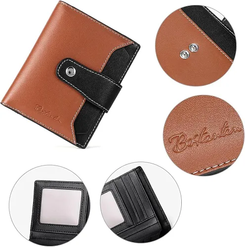 Vista 6 de BOSTANTEN Bolsos para mujer de cuero diseñador Hobo Tote Bolsos hombro cubo Crossbody Bolsas y mujeres Cartera de cuero RFID bloqueo pequeño