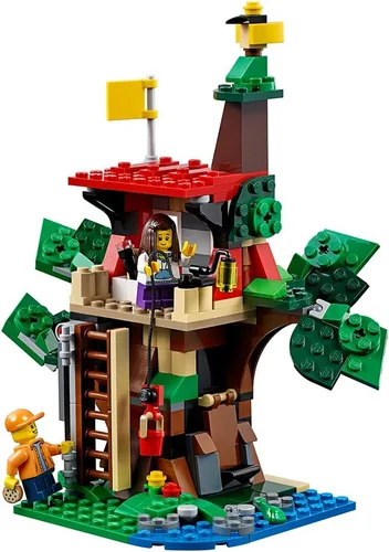 Vista 3 de LEGO Creator, Aventuras de la casa del árbol 31053, Juguete para construir
