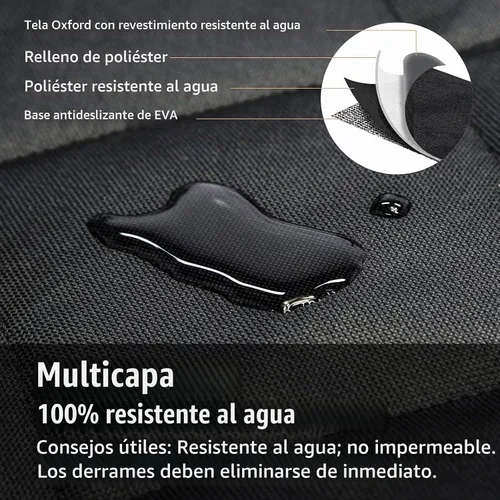 Vista 4 de F-color SUV Cargo Liner para perros - Funda impermeable para coche para perros SUV