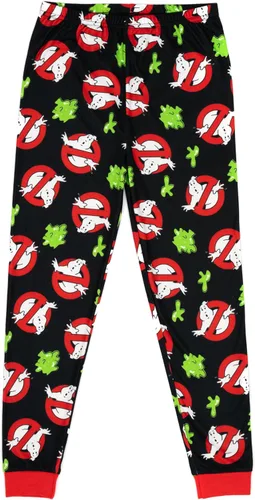 Vista 6 de Ghostbusters Pijama para niños con estampado de monstruos gris de longitud larga