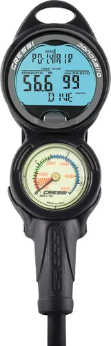 Vista 2 de Cressi Consola de buceo para principiantes - 4 modos de buceo: aire • Nitrox • Medidor • Gratis - Batería de larga duración - Pantalla