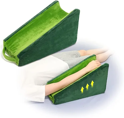 Vista 7 de Zelen Almohada de elevación de brazo Soporte de cuña Almohada médica para brazo elevador poscirugía Elevación de brazos quirúrgicos elevados