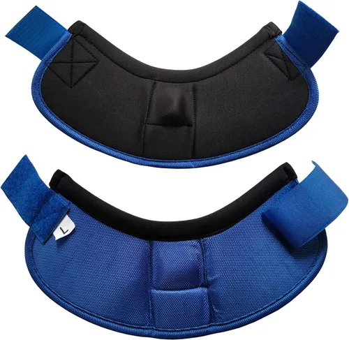Vista 3 de LEAFOREST 2520D - Botas de campana de caballo sin giro, botas de campana de caballo balísticas equinas, botas de campana de sobrealcance azul, XL