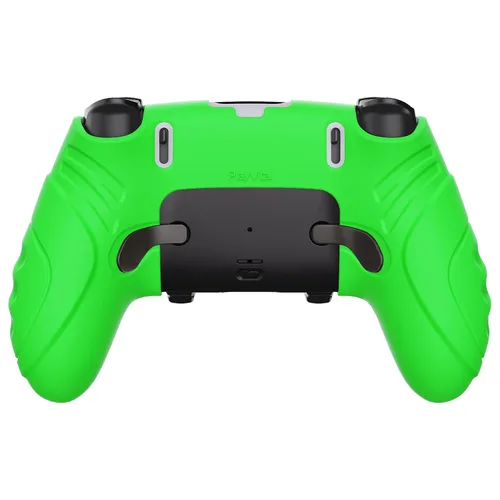Vista 8 de PlayVital Guardian Edition Anti-Slip Ergonomic Silicone Cover Case for ps5 Edge Controller, Soft Rubber Protector Skin for ps5 Edge Wireless