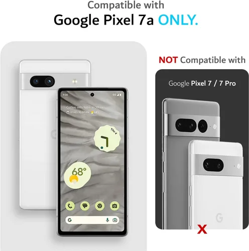 Vista 2 de TUDIA MergeGrip [Compatible con Magsafe] Funda para Google Pixel 7a 2023, [Probada contra caídas de grado militar] Borde elevado para protección