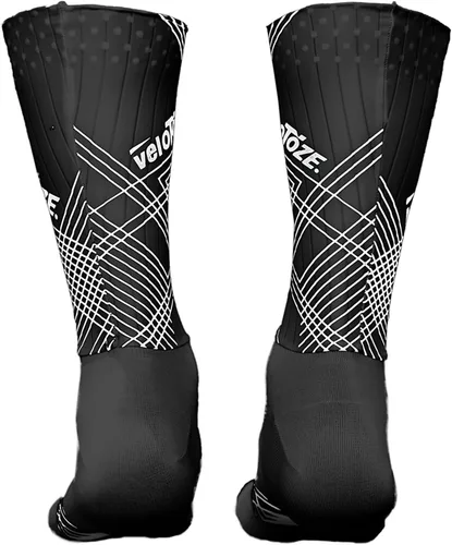Vista 3 de veloToze Aero Sock para carreras de bicicletas tela avanzada Aero, cumple con la UCI, para una ventaja aerodinámica en carreras de bicicletas e ITT