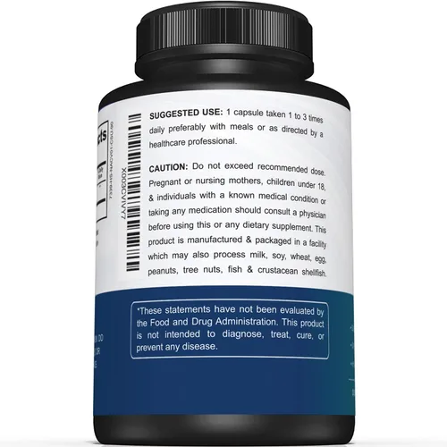 Vista 3 de Sunergetic Suplemento NAC premium N-acetil cisteína – 750 mg por cápsula – Apoya el hígado, la desintoxicación inmune, celular y respiratoria – 90 N