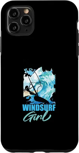 Vista 11 de iPhone 14 Pro Windsurf Girl Water Sports Windsurf Windsurfer Case