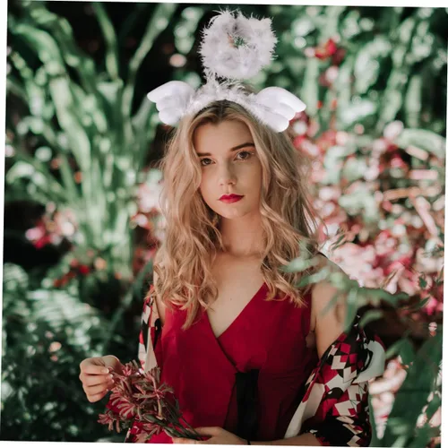 Vista 5 de balacoo 2 Pcs Teenage Girl Clothes Dresses Trendy Teen Girl Trendy Clothes Dress for Teen Girls Wings Headwear Angel Headband for Cosplay Black