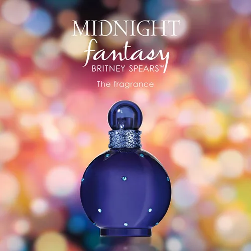 Vista 5 de Perfume para mujer Britney Spears, Midnight Fantasy, Eau De Parfum EDP Spray para mujeres, 1 fl oz