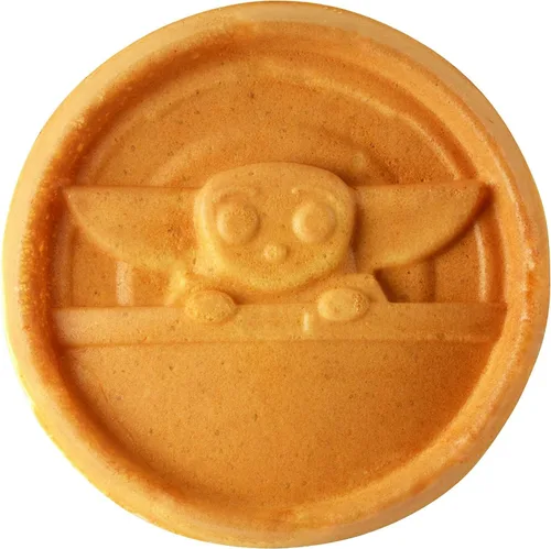 Vista 5 de Star Wars Grogu Mini waflera de marcas seleccionadas, platos antiadherentes