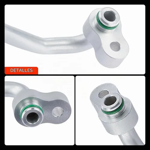 Vista 9 de A-Premium - Conjunto de manguera de línea de descarga A/C compatible con Honda para HR-V 2016-2022 1.8L, alta presión, compresor a condensador