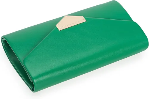 Vista 6 de CHARMING TAILOR Bolso de embrague de PU para mujer, bolso de mano elegante para ocasiones especiales