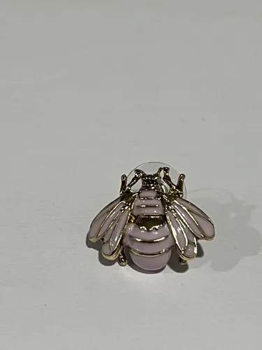 Vista 6 de Betsey Johnson Aretes de abeja, Metal, No es una piedra preciosa