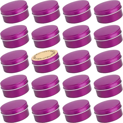 Vista 13 de Latas de aluminio con tapa de rosca champán de 3 oz (3.0 fl oz) con etiquetas, paquete de 24