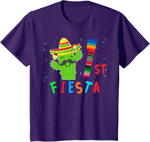 Vista 67 de Camiseta mexicana para fiesta temática de cumpleaños a juego, Negro, S
