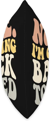 Vista 2 de Nope I'm Going Back To Bed funny Trendy Quotes tee Nope I'm Going Back to Bed - Almohada divertida y moderna con citas de sarcasmo, 16 x 16