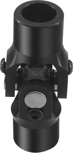 Vista 4 de 3/4" redondo x 3/4" redondo eje de dirección único junta universal U 3/4" redondo a 3/4" redondo negro eje de dirección acoplamiento universal 35°