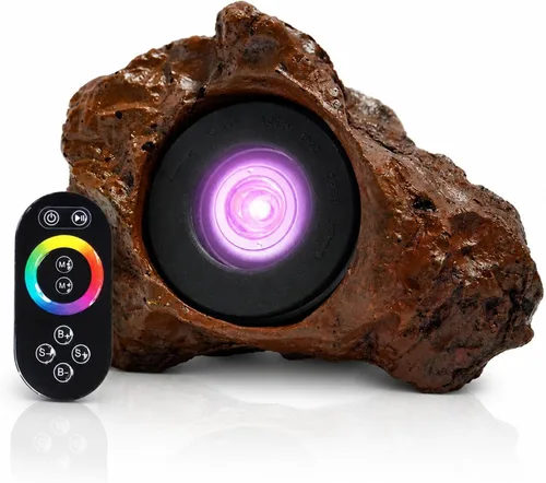 Vista 8 de HALF OFF PONDS LumiNight Iluminación para estanques y paisajes - Luz LED de roca de 1,5 vatios