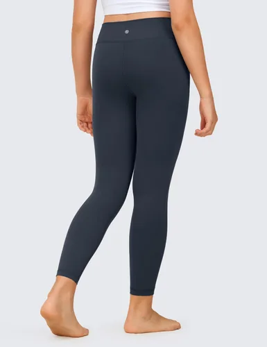 Vista 2 de CRZ YOGA Butterluxe - Leggings deportivos cruzados para niñas cintura alta en V Cross Kids Lounge Pants Yoga Active Dance Running Mallas