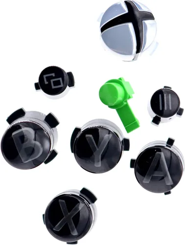 Vista 4 de Deal4GO Conjunto de botones de cara completa ABXYVerMenúXboxSYNC Botones para Xbox One Elite Controller Reemplazo