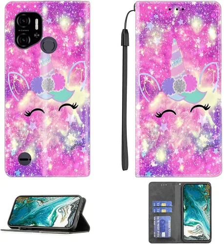 Vista 53 de jioeuinly ATT Motivate 2 - Funda compatible con ATT Motivate 2, funda con soporte abatible y cierre magnético DJS