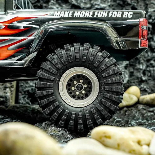 Vista 7 de INJORA King Trekker 1.9" S5 Neumáticos Todo Terreno para 1/10 RC Crawler Mejora (118 * 42mm)