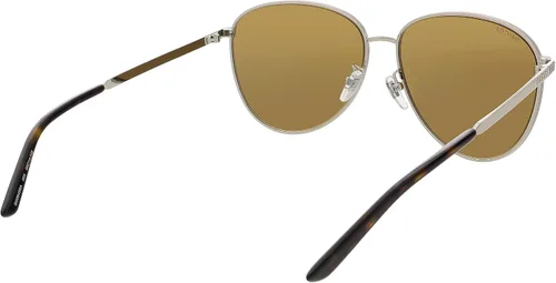 Vista 5 de Gucci GG0945SA-003 Gafas de sol de aviador de lágrima plateada para hombre