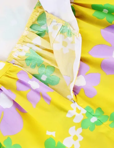 Vista 211 de Vestido de verano para niña, de algodón, con diseño floral